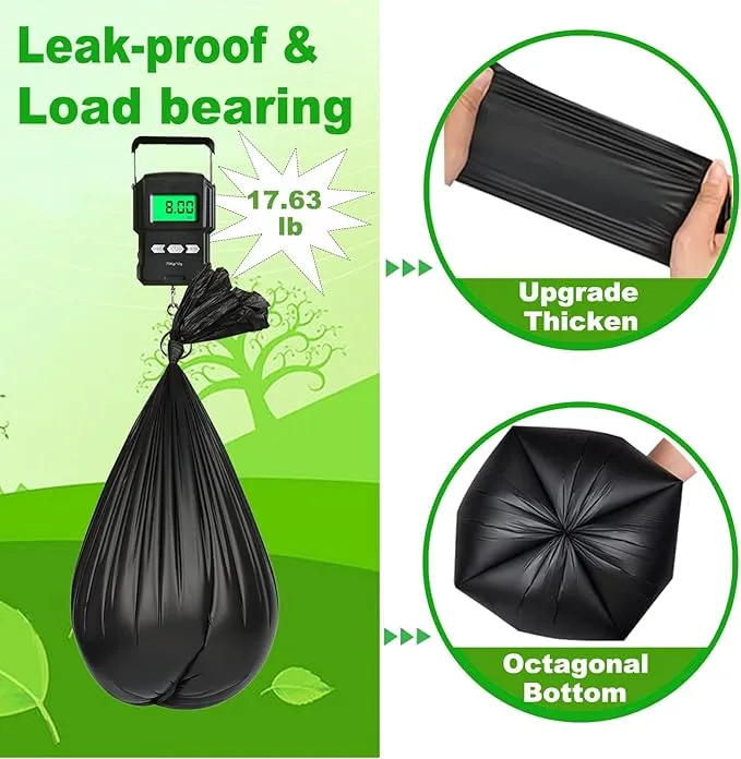 108 Portable Toilet Bags, 8 Gallon Biodegradable Camping Toilet Bags for Portable Potty, Thickened Compostable Toilet Waste Bags for 5 Gallon Bucket Trash Can Bin Liner RV Toilet Camping Car Outdoor