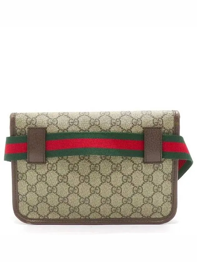 493930 Neo Vintage GG Logo PVC Supreme Belt Hip Sack