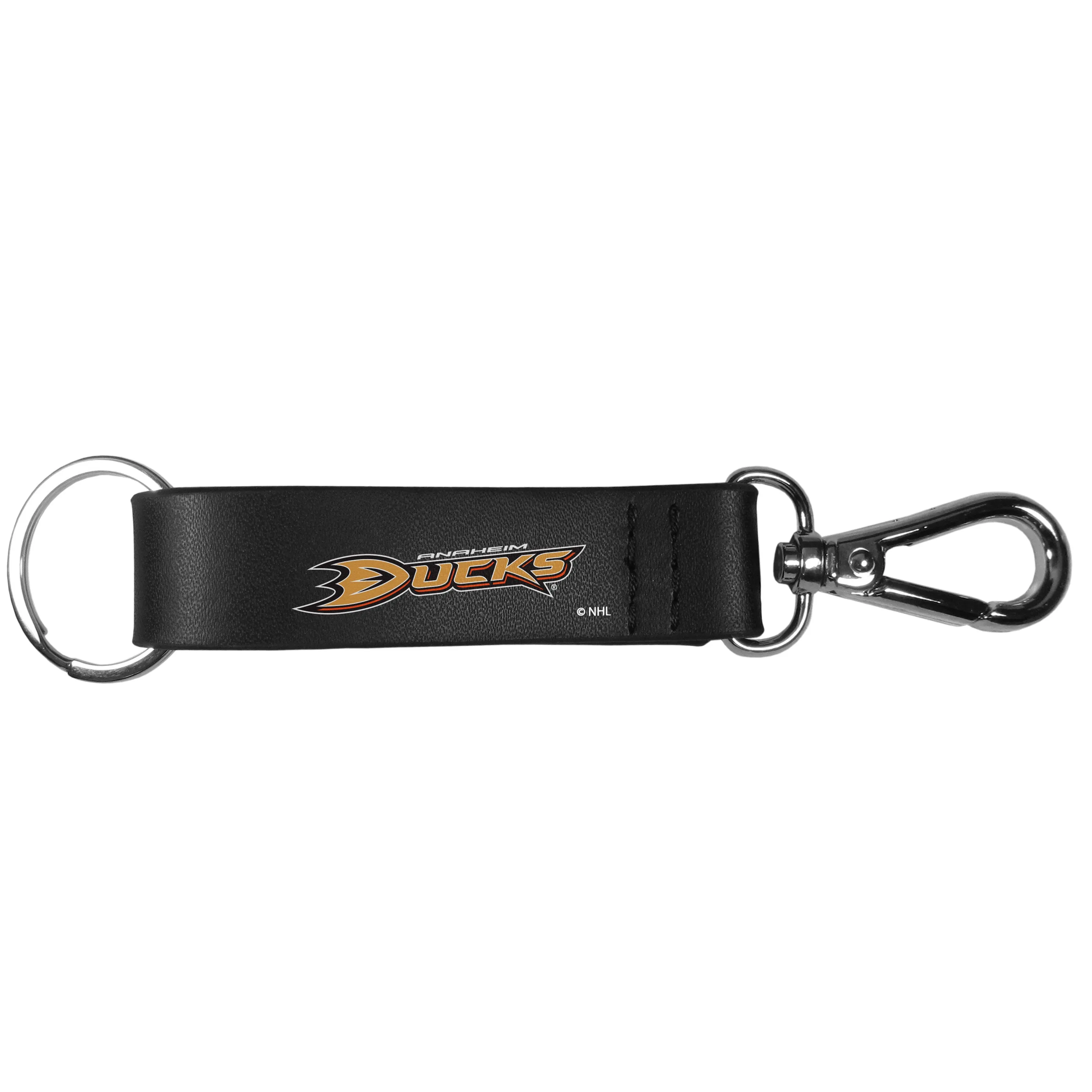 Anaheim Ducks Black Strap Key Chain