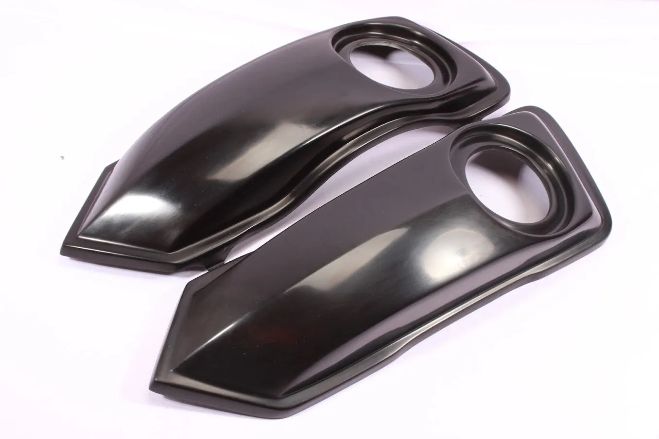 BAGGER SADDLEBAGS 6.5" SPEAKERS Lid Touring HARLEY ROAD KING SOFTAIL SLIM 97-13