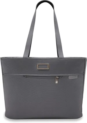 Briggs & Riley Traveler Tote Bag - Nylon Tote Bag for Weekend Travel & Work, Smooth Zipper Closure - Baseline Collection