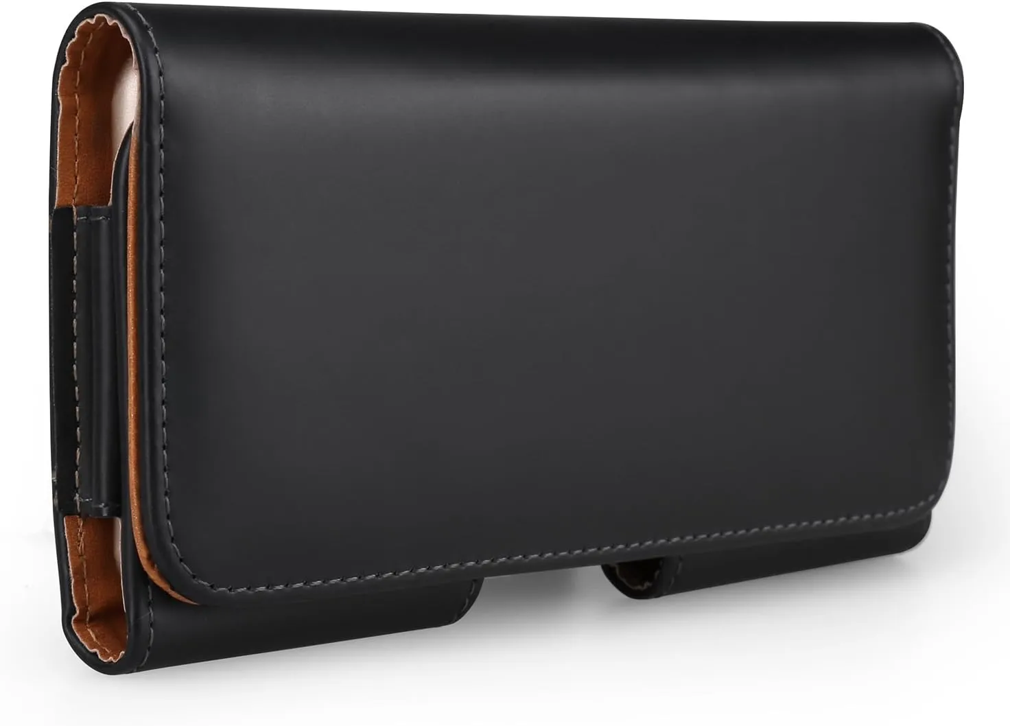 Cell Phone Holster Case PU Leather Pouch Bet Clip Cover Holder for Samsung Galaxy S25 Plus S24 Plus S23 Plus S22 Plus S21 S20 Fe A15 A25 A54 Google Pixel 9 Pro 9a 8 8a 7 7a 6 iPhone 16 15 14 Plus (L)