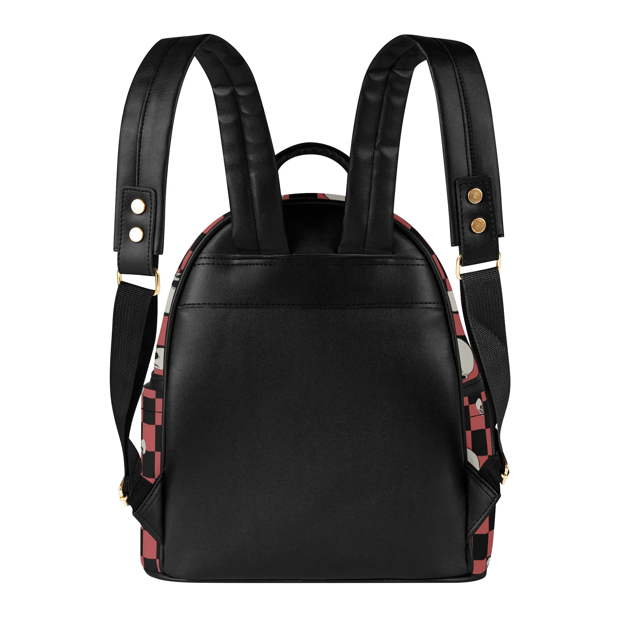 Checkers And Skull Heads Casual Backpack