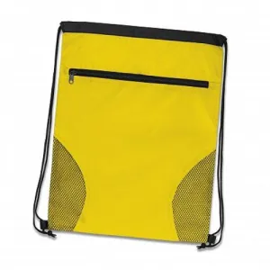 Dodger Drawstring Backpack - Pack of 10 (Yellow)