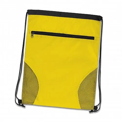 Dodger Drawstring Backpack - Pack of 10 (Yellow)