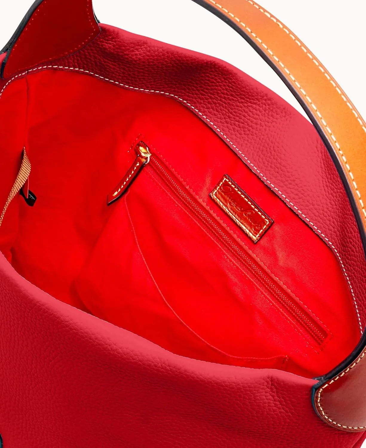 Dooney & Bourke Handbag & Wallet Set, Pebble Grain Leather Logo Lock Shoulder Bag and Coin Purse for Women