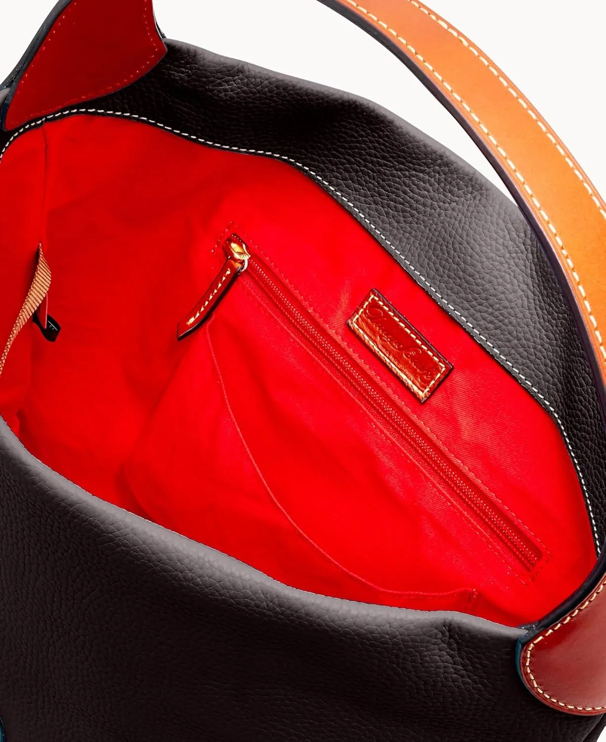 Dooney & Bourke Handbag & Wallet Set, Pebble Grain Leather Logo Lock Shoulder Bag and Coin Purse for Women