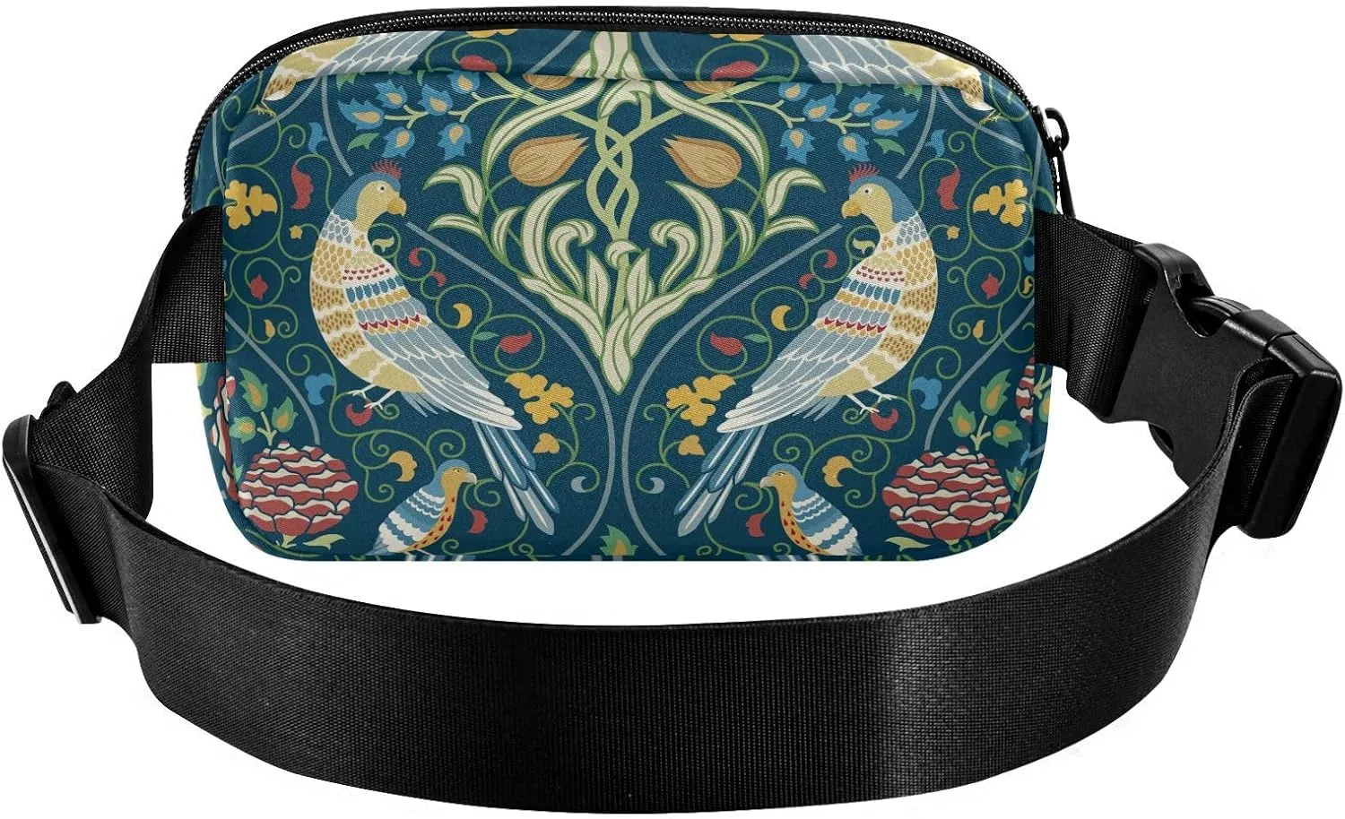 Fanny Pack for Men Women Crossbody Bag Belt Bag Nylon Waterproof Fashion Waist Packs Running Hiking Sports Bags Travel Side Bag Bird