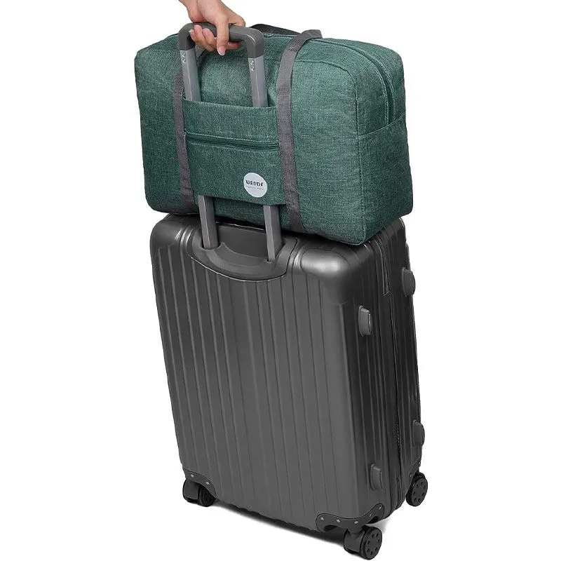 Foldable Ladies Carry on Luggage for Spirit Airlines Personal Item Bag 18x14x8 Travel Duffle Bag Under Seat