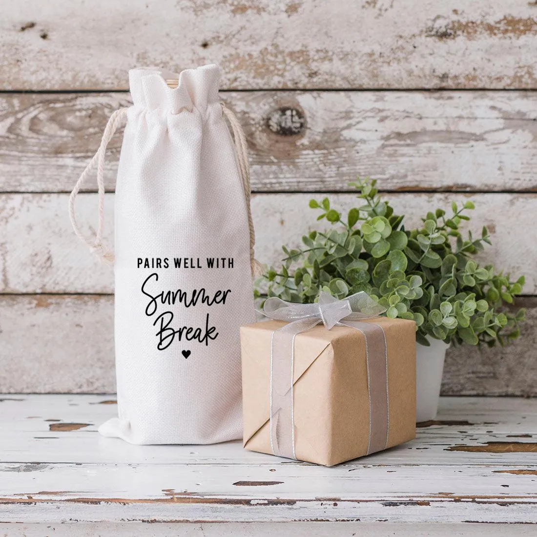 Funny Teacher Gifts Canvas Wine Bag
