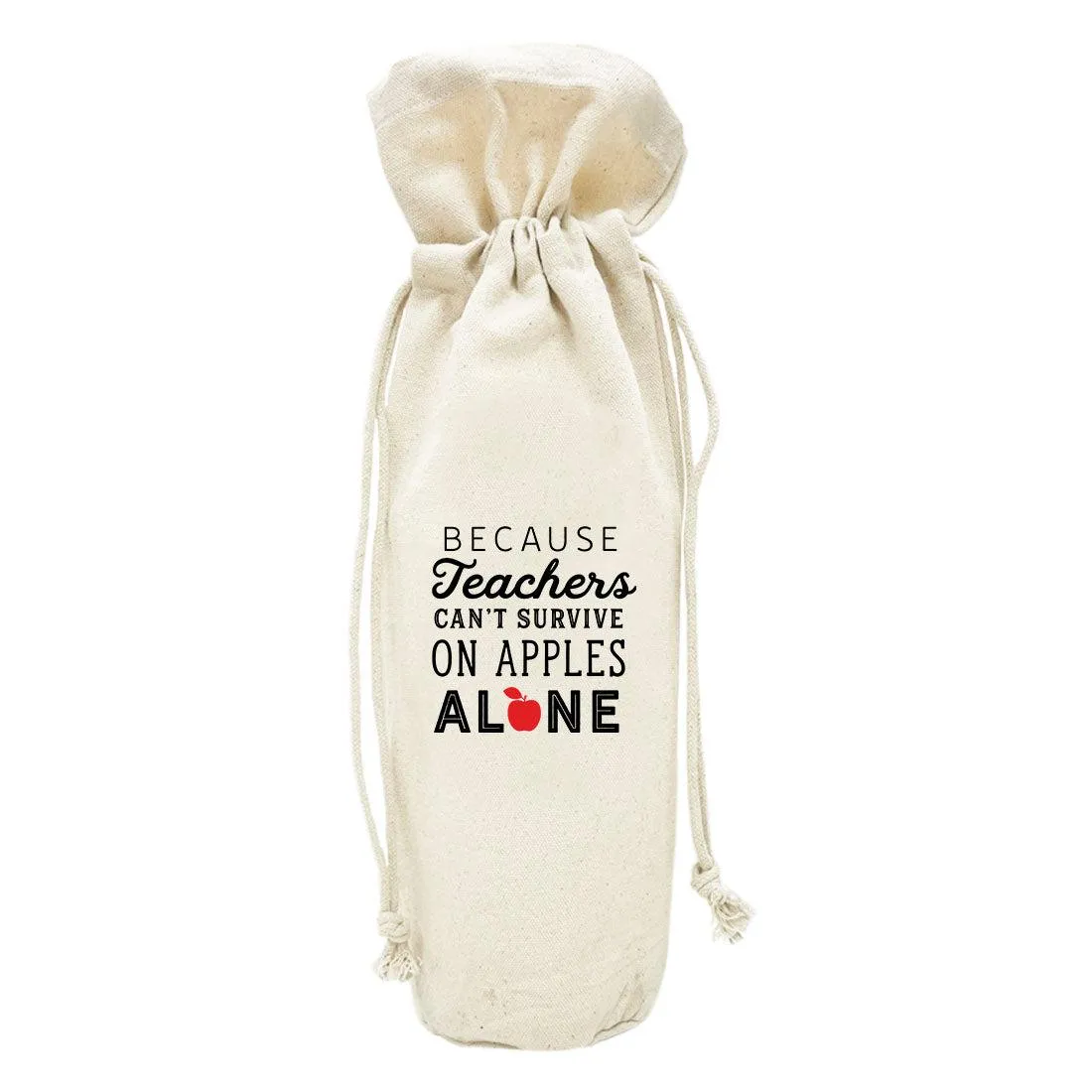Funny Teacher Gifts Canvas Wine Bag
