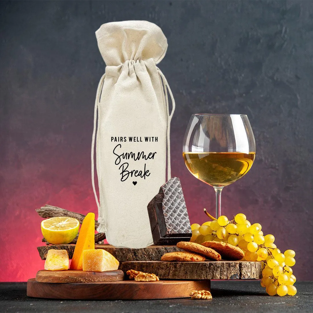 Funny Teacher Gifts Canvas Wine Bag