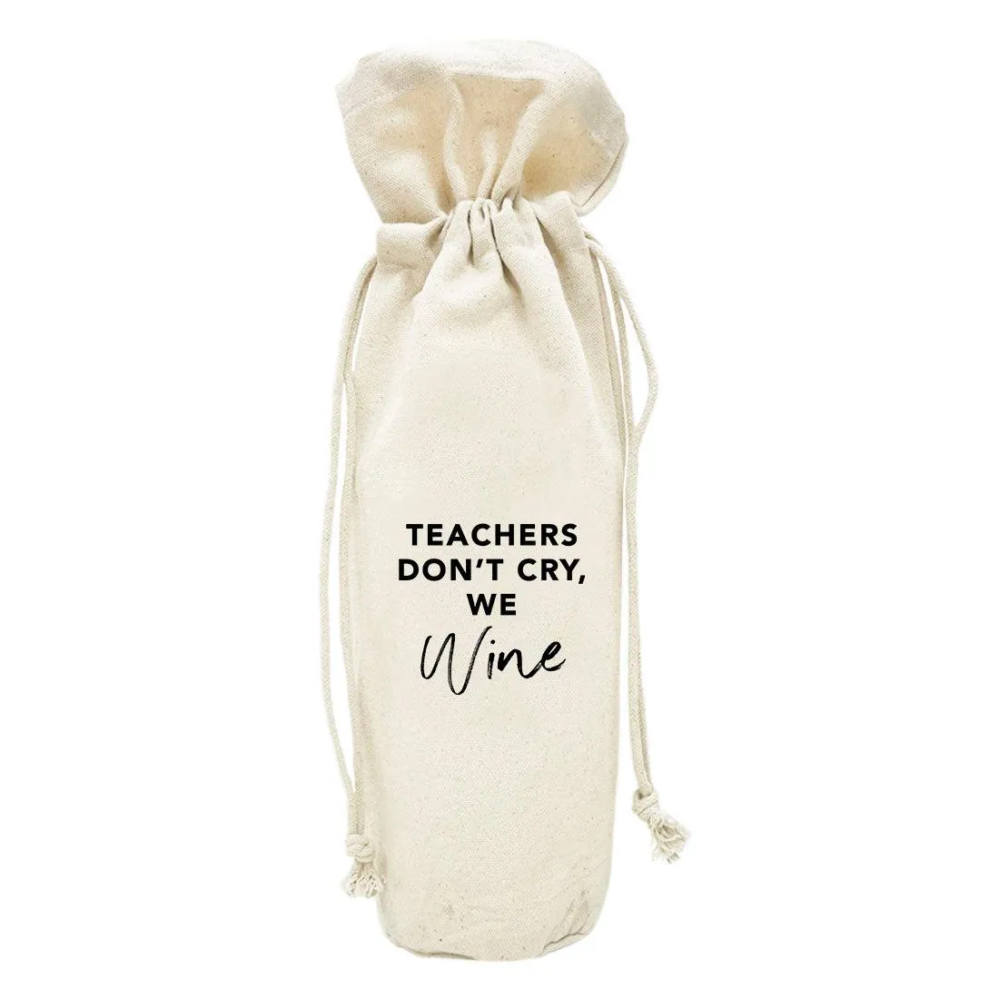 Funny Teacher Gifts Canvas Wine Bag