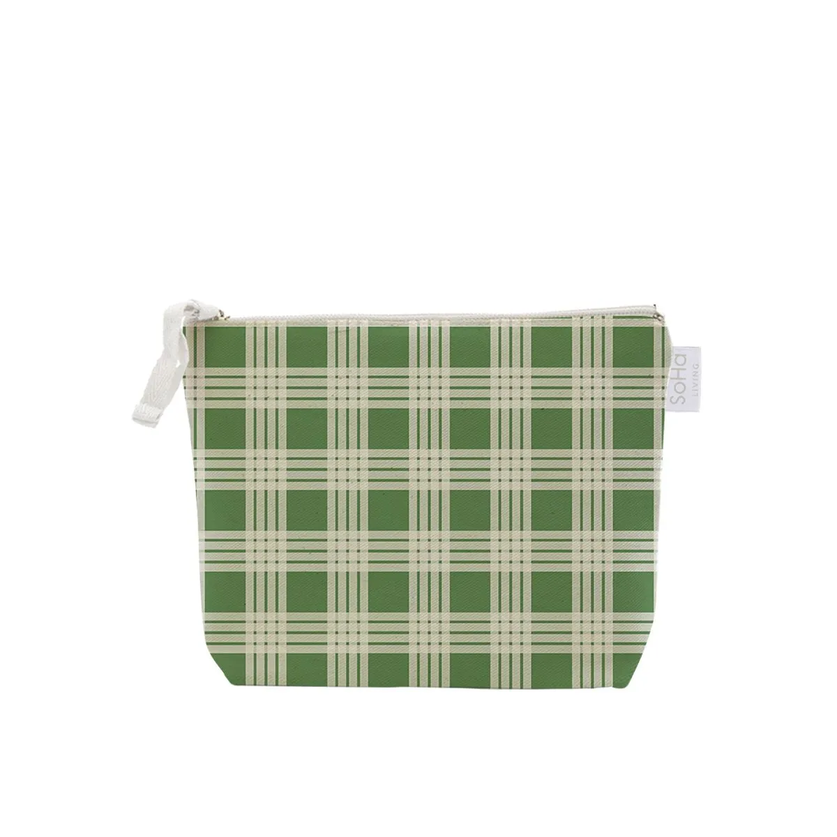 Green Palaka Cosmetic Bag, Small