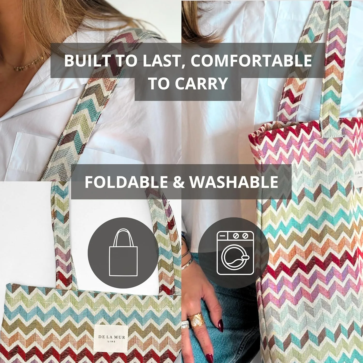 LARGE BOHO TOTE BAG for WOMEN  Animal Free Shoulder Bag  Boho Hippie Purse for Beach, Work & Daily Use