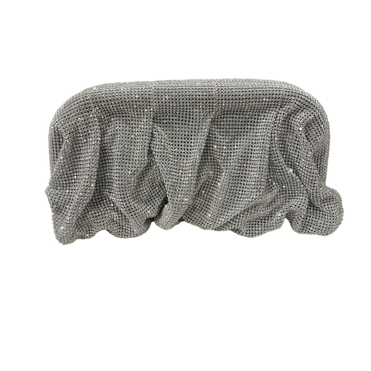Liquid  Rhinestone Dressy Clutch