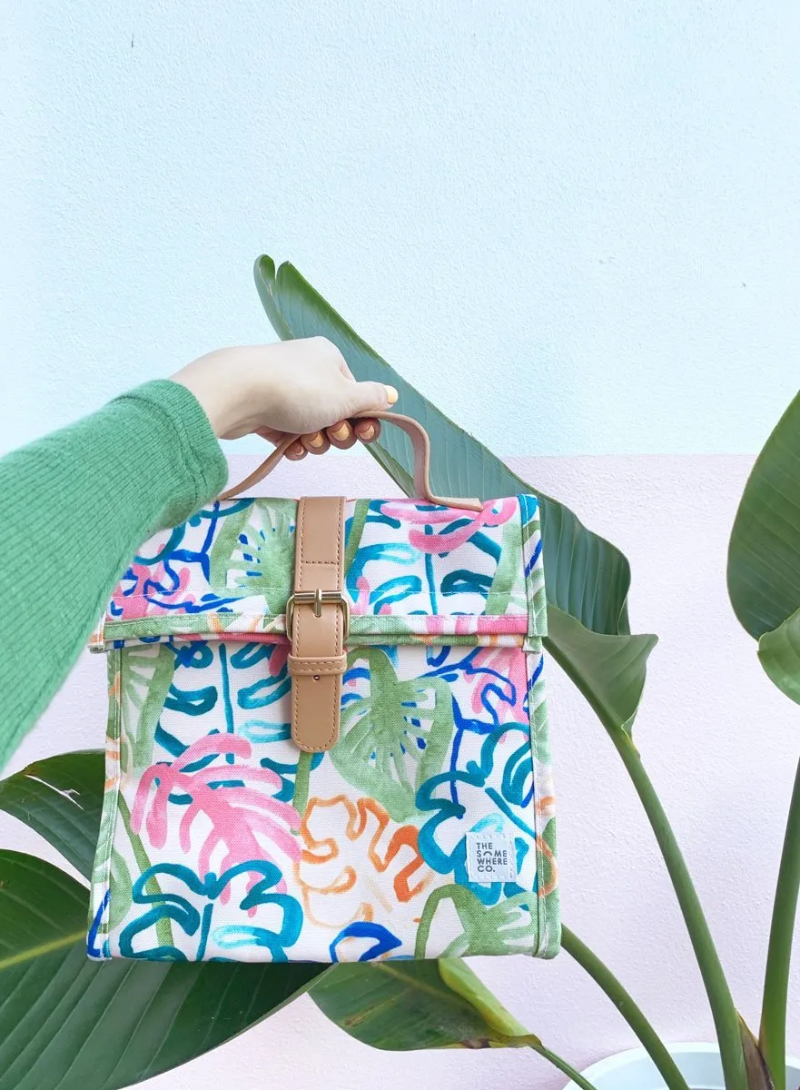 Lunch Satchel - Wild Monstera by The Somewhere Co.