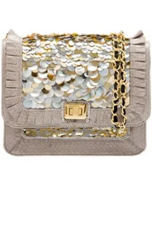 PEARLY QUEEN SATCHEL IN FLINT