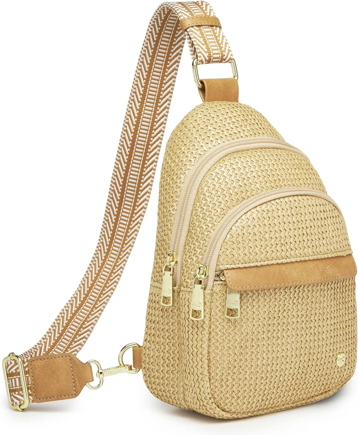RFID Straw Summer Purses for Women 2025 Woven Sling Bag Fanny Packs Cross body for Everyday Beach Travel Vacation Essentials