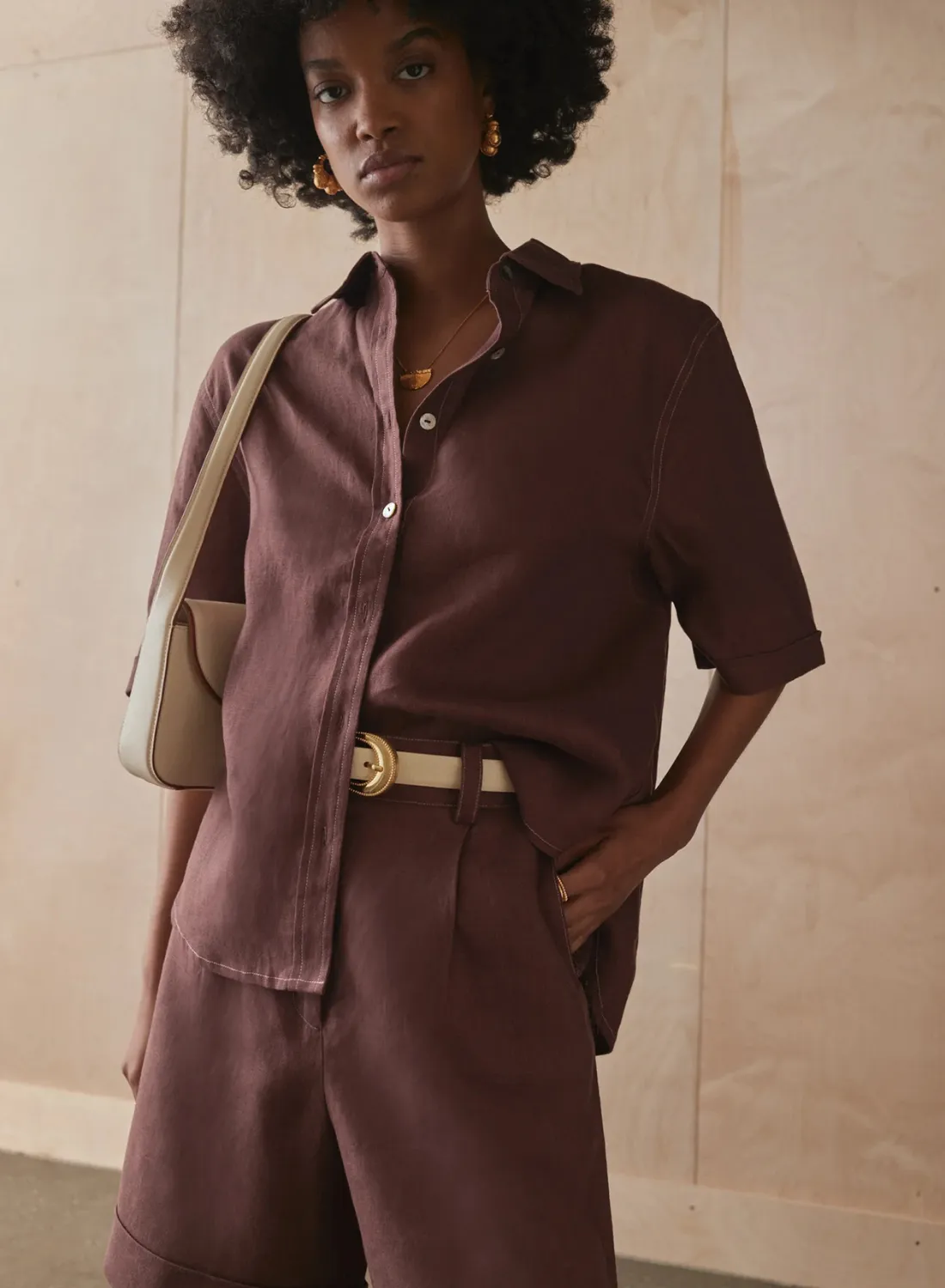 Sancia Mazara Belt in ECRU