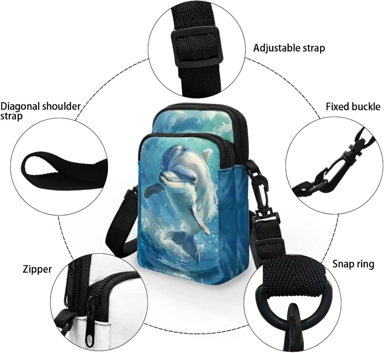 Small Crossbody Bags Purses for Women Crossbody Handbags Cell Phone Wallet Travel Purse Shoulder Bag