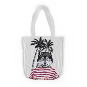 Tote Bag - To Cool For School Wolf