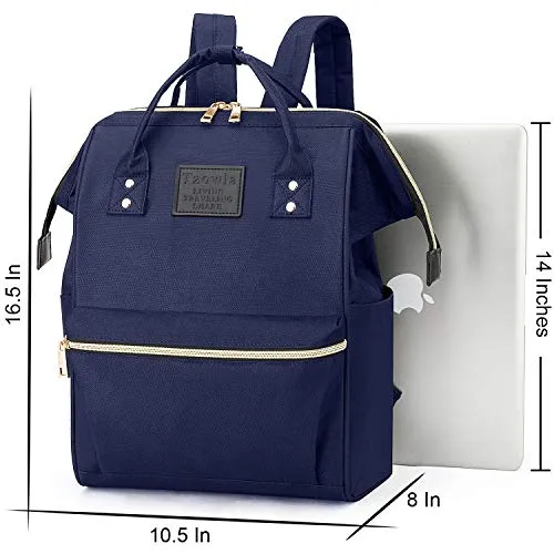 Tzowla College School Travel Casual Daypack Backpack purse for women Book Doctor Shopping Mini Bag Light Weight for Men Girls Boys Student Fit 14 inch Computer Netbook-Blue