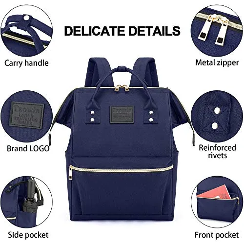 Tzowla College School Travel Casual Daypack Backpack purse for women Book Doctor Shopping Mini Bag Light Weight for Men Girls Boys Student Fit 14 inch Computer Netbook-Blue