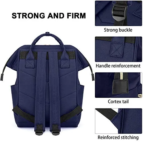 Tzowla College School Travel Casual Daypack Backpack purse for women Book Doctor Shopping Mini Bag Light Weight for Men Girls Boys Student Fit 14 inch Computer Netbook-Blue