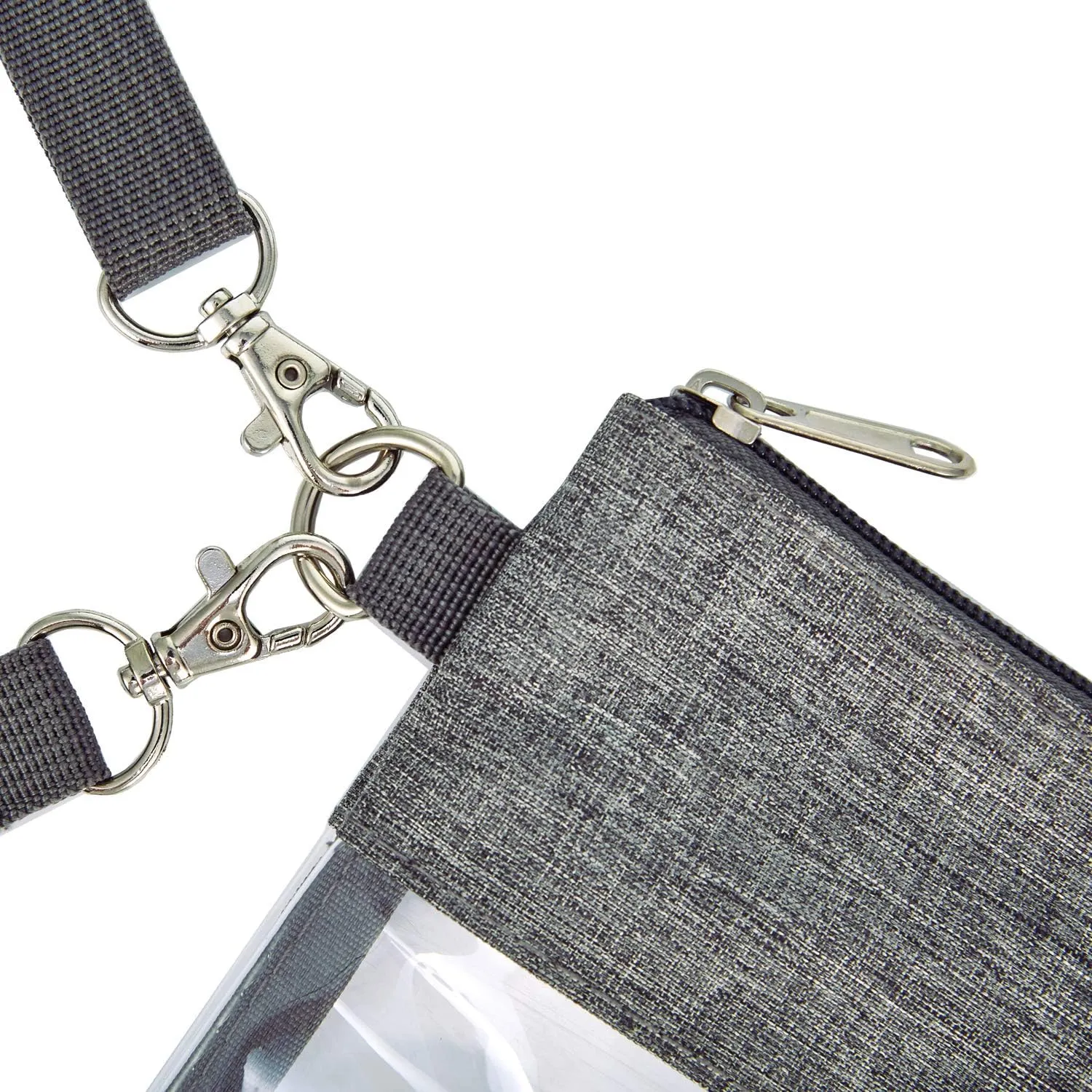 USPECLARE Clear Crossbody Purse Bag Stadium Approved Clear Tote Bag for Work Concert Sports