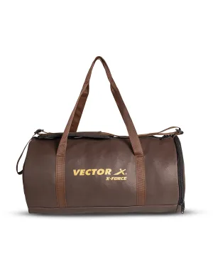 VECTOR X 25 L X-Force Gym Bag II Shoulder bag II Duffel Bag II Sports Bag for Men and Women (Brown) 25 L