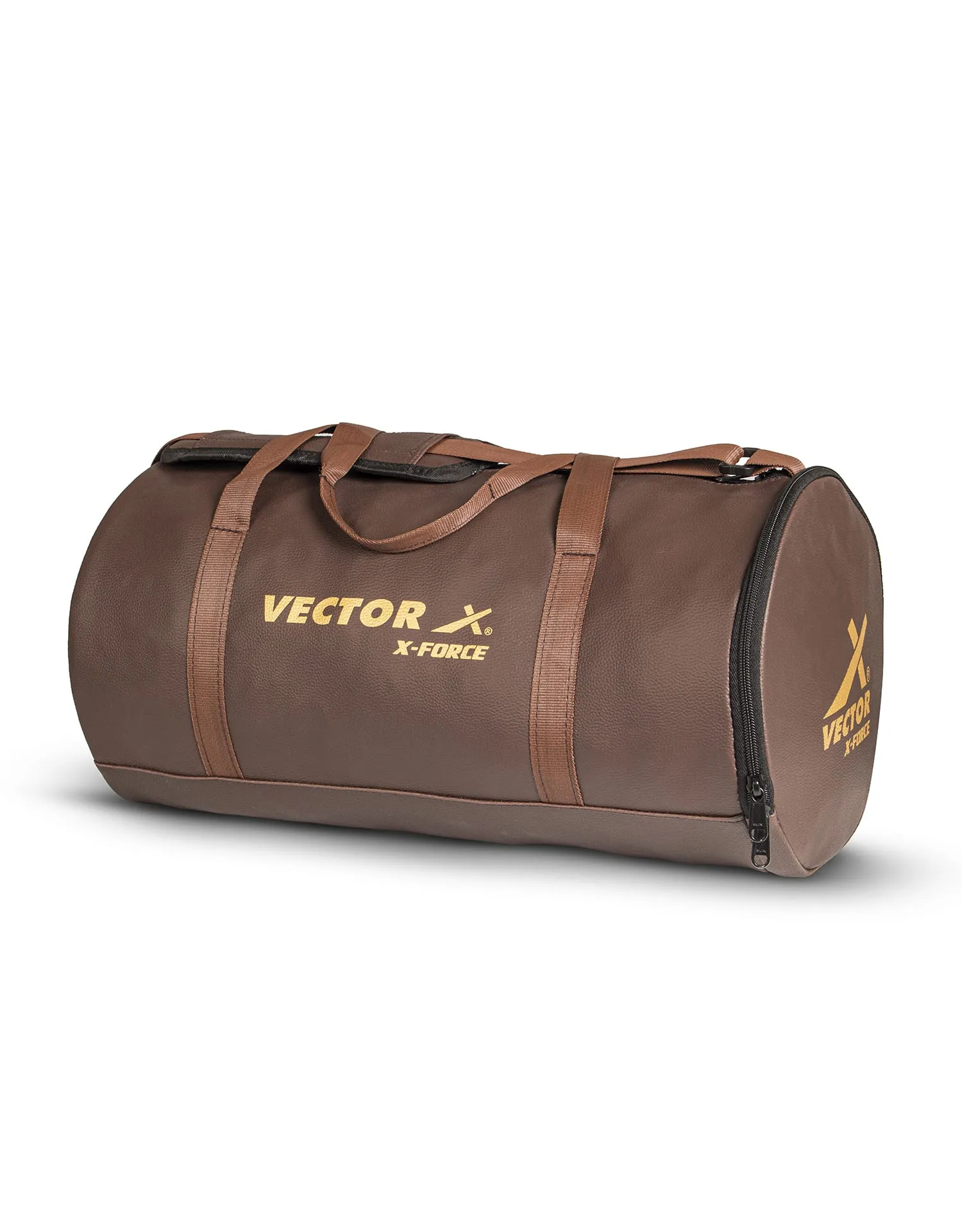 VECTOR X 25 L X-Force Gym Bag II Shoulder bag II Duffel Bag II Sports Bag for Men and Women (Brown) 25 L
