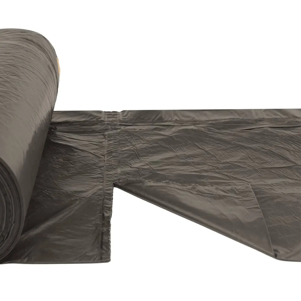 vidaXL Bin Bags with Drawstrings 150 pcs Black 240 L