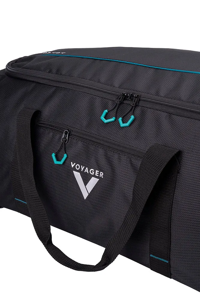 Voyager Trek Large 2-Wheel Trolley Duffel | Black