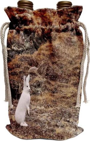 Wine Bag - Arctic hare, Franz Joseph Fjord, Greenland - GR01 DGI0002 - Daisy Gilardini Greenland