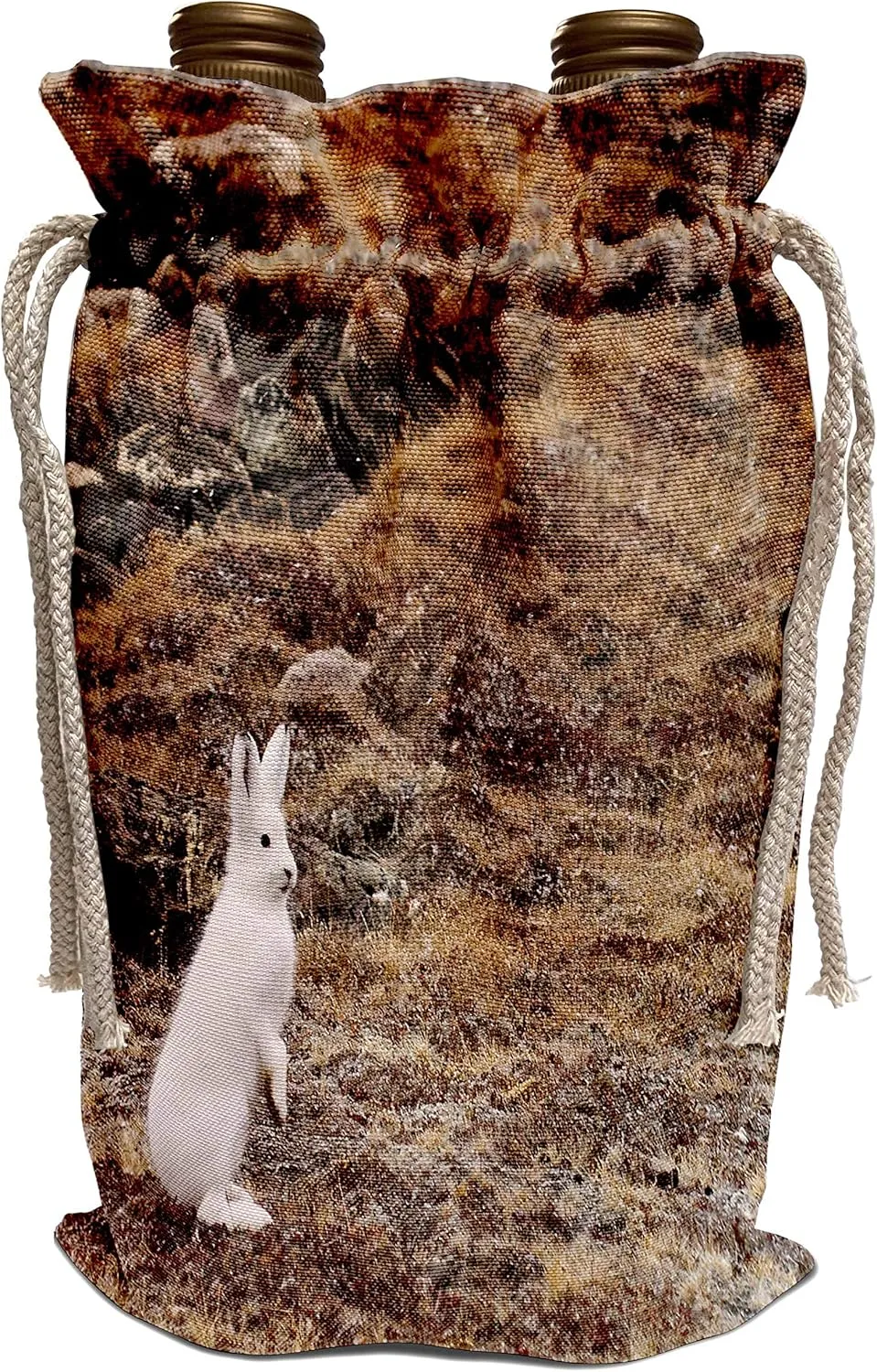 Wine Bag - Arctic hare, Franz Joseph Fjord, Greenland - GR01 DGI0002 - Daisy Gilardini Greenland